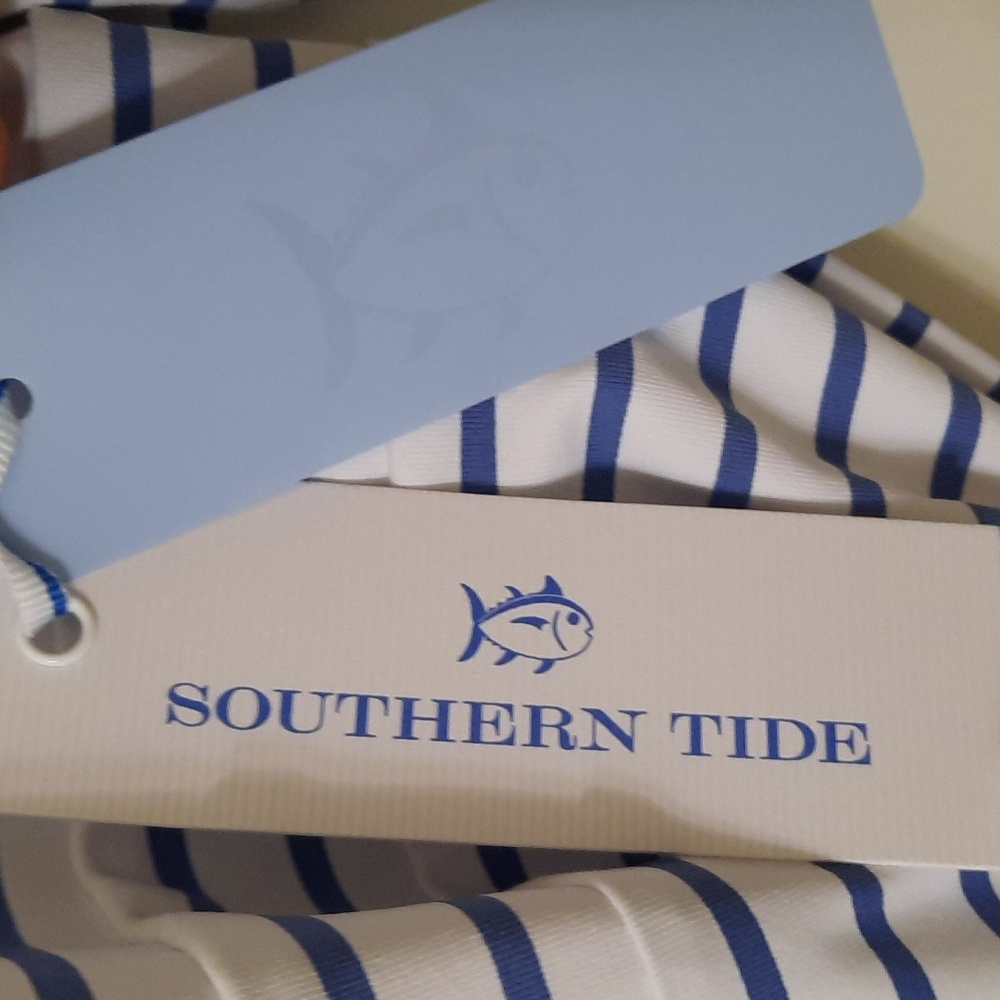 NWT SOUTHERN TIDE DUTCH BLUE STRIPED PERFORMANCE SKORT SZ XL - Picture 4 of 12